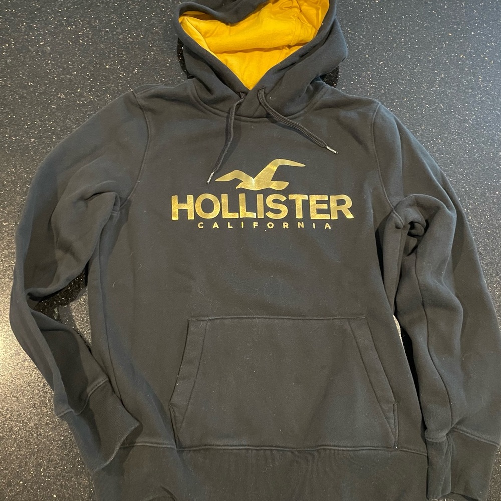 Hollister Sweatshirt Hoodie Black Men’s Small